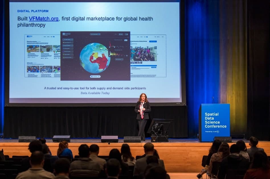 Dr. Joan LaRovere presented at the Spatial Data Science Conference in New York City