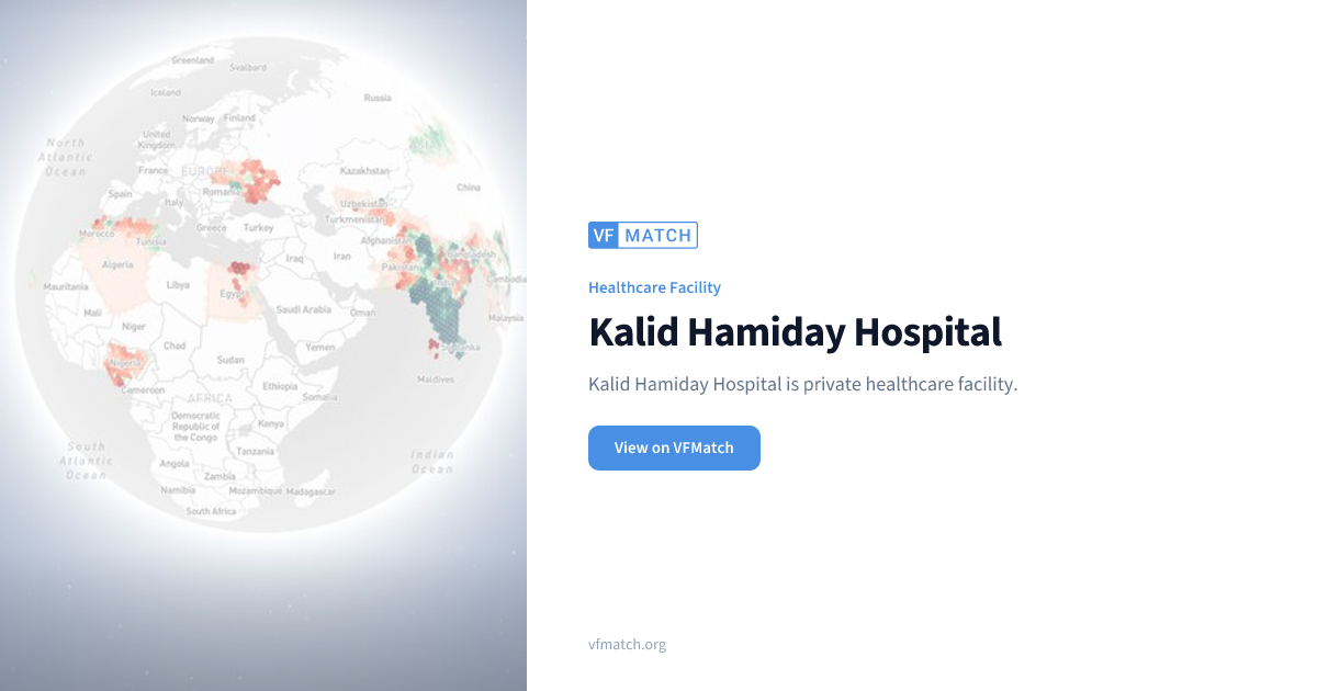 Kalid Hamiday Hospital | VFMatch