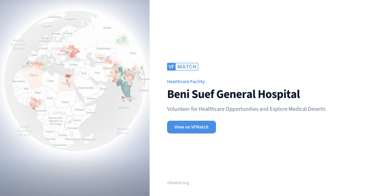 Beni Suef General Hospital | VFMatch