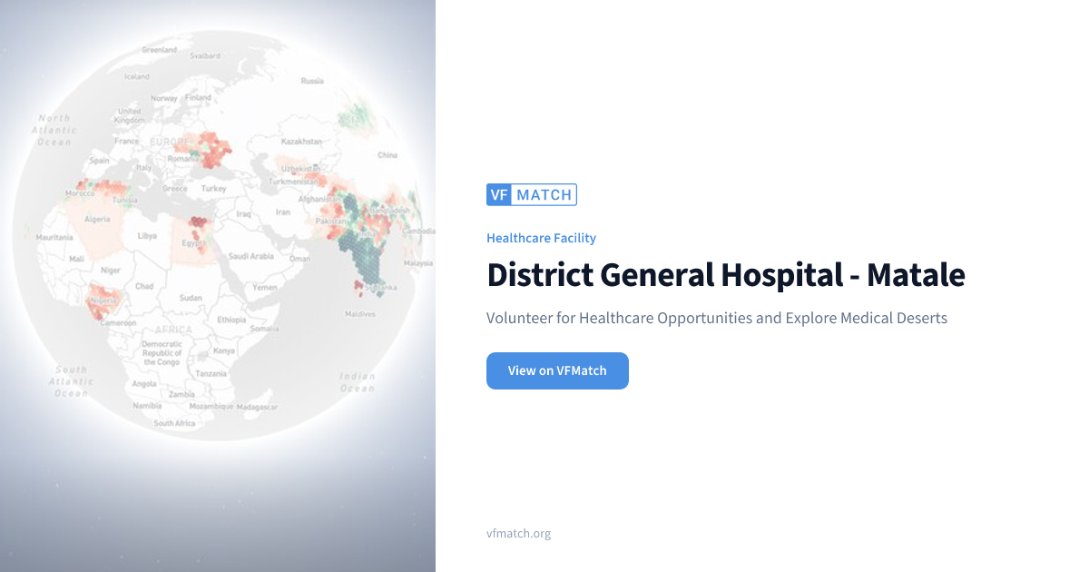 District General Hospital - Matale | VFMatch