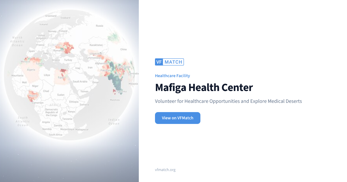 Mafiga Health Center | VFMatch