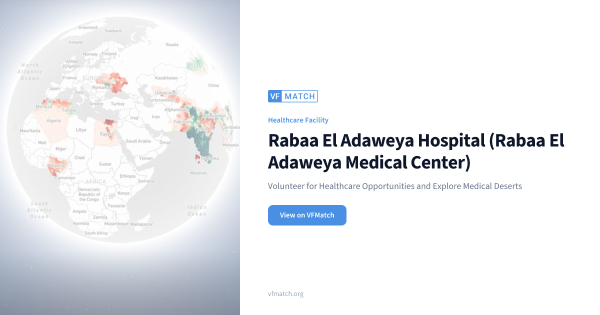 Rabaa El Adaweya Hospital (Rabaa El Adaweya Medical Center) | VFMatch